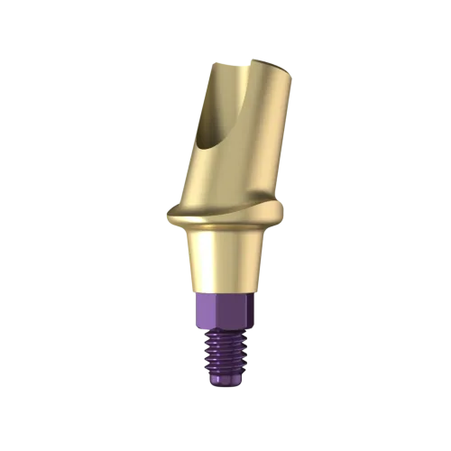 Implant One 400 Series Standard Stock Abutment 1mm 15°